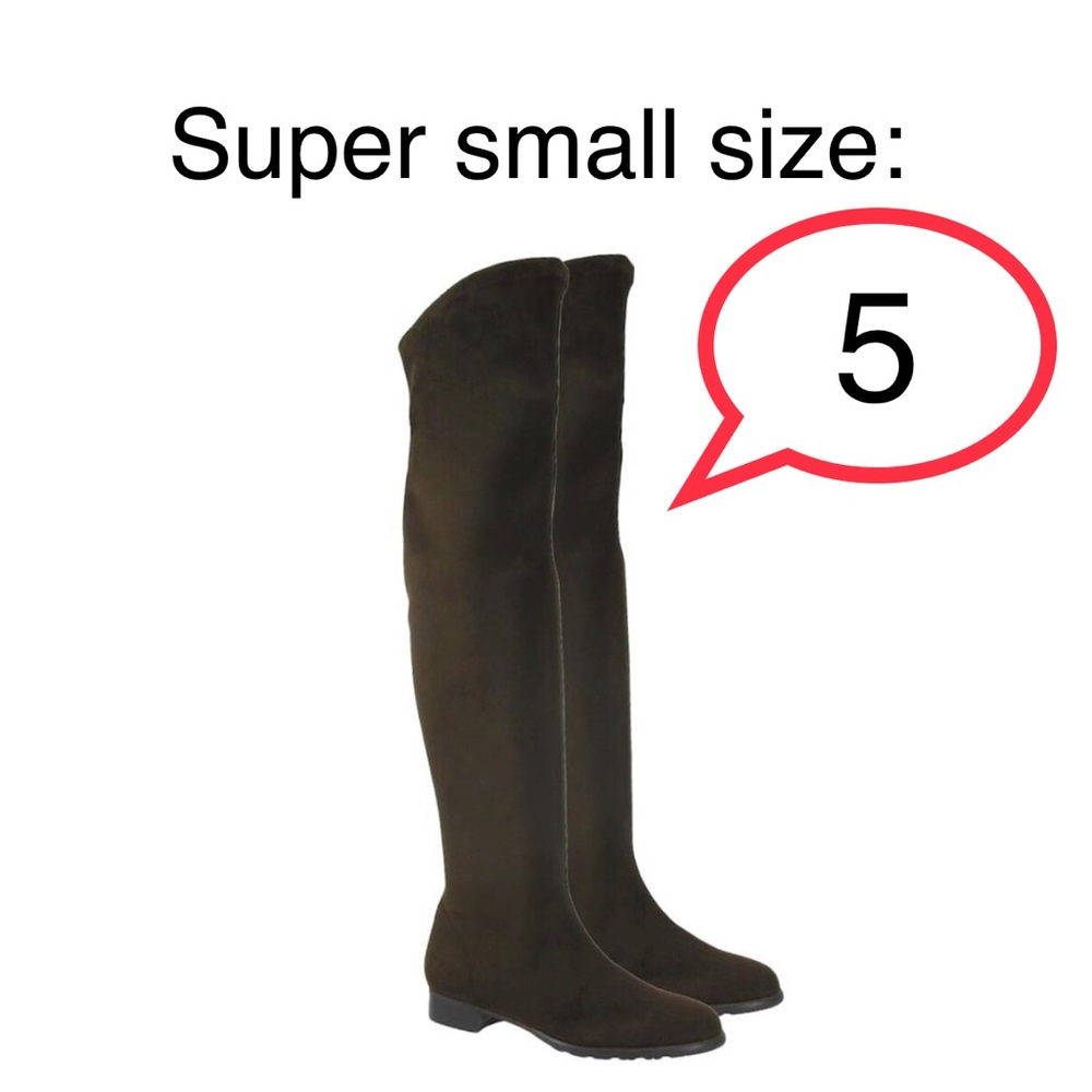 ⭐️HOST PICK⭐️  RON WHITE Rapisardi Over-the-Knee Stretch Boot Brown Eco Leather